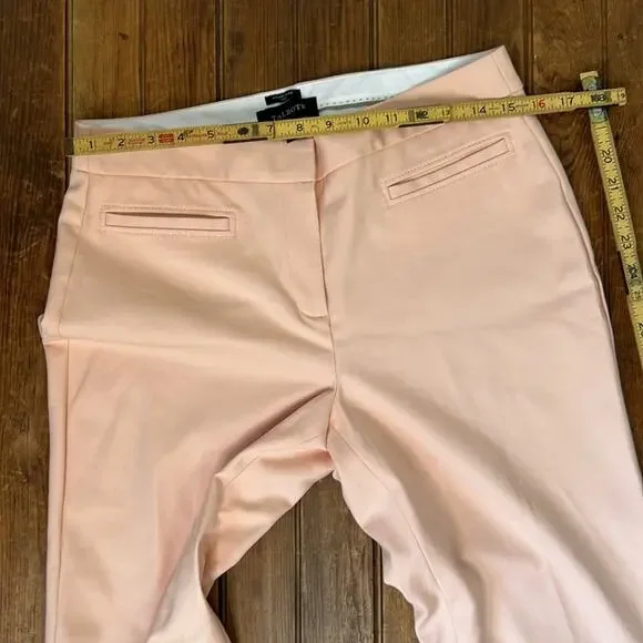 Women’s Talbots Pants trousers Hampshire Curvy Light Peach mid rise Ankle size 6 - Picture 3 of 7